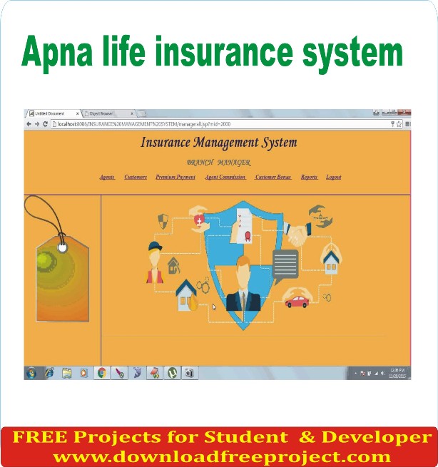 Free Apna life insurance system In Java Projects Download