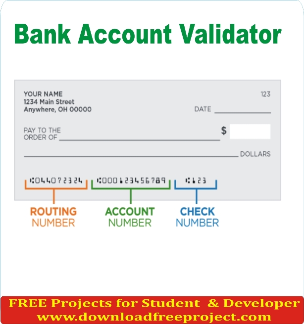 Free Bank Account Validator In PHP Projects Download
