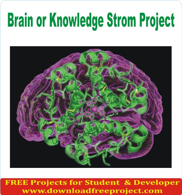 Free Brain or Knowledge Storm Project In Java Projects Download