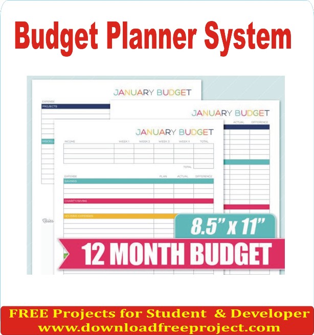 Free Budget Planner System In Asp.Net Projects Download