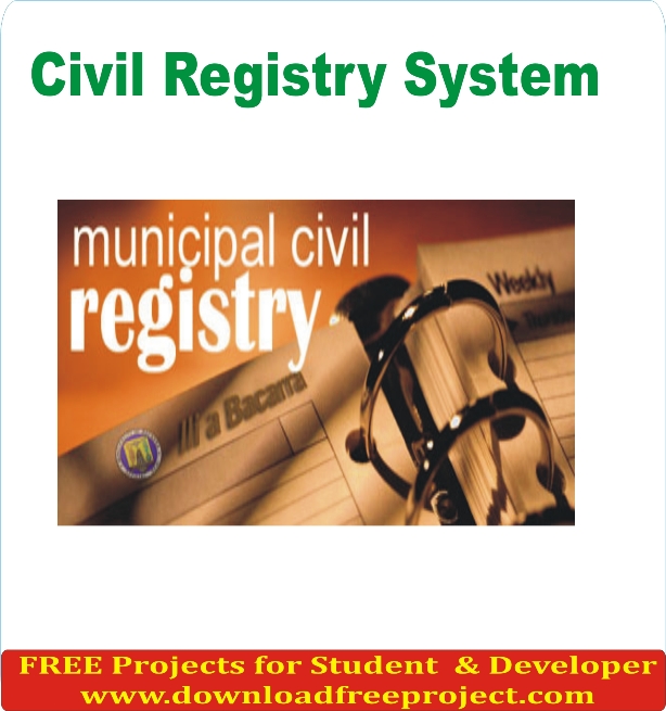 Free Civil Registry In PHP Projects Download