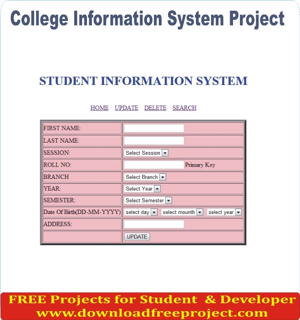 Free College Information System In Asp.Net Projects Download