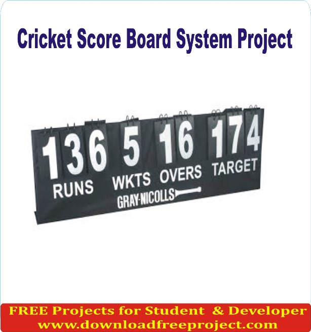 Free Cricket Score Board In Asp.Net Projects Download