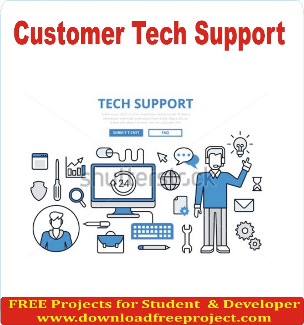 Free Customer Tech Support In Asp.Net Projects Download
