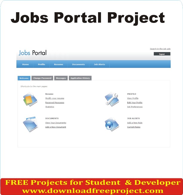 Free Cyber Job Search In Asp.Net Projects Download