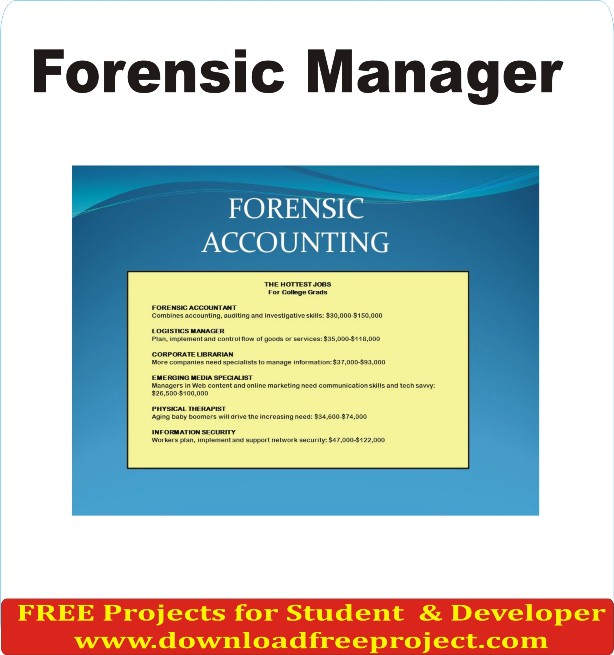 Free Forensic Manager In Java Projects Download