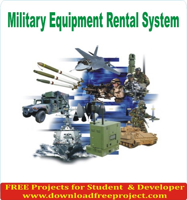 Free Military Equipment Rental System In Java Projects Download