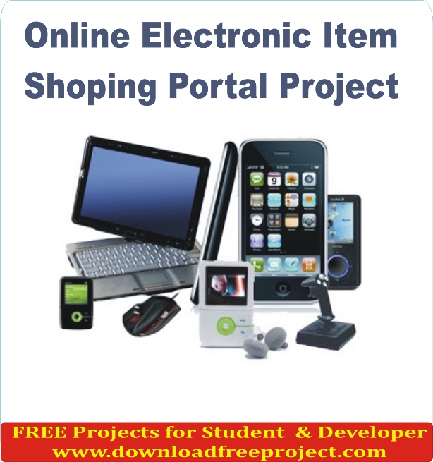 Free Online Electronic Item Shopping Portal In Asp.Net Projects Download