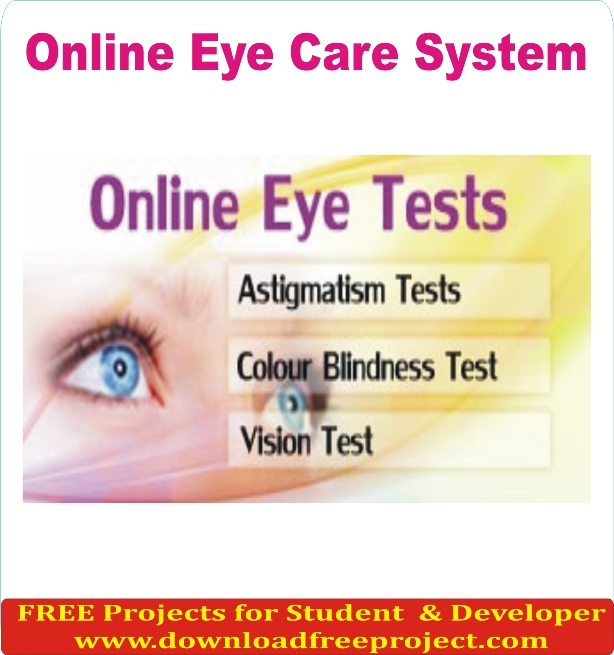 Free Online Eye Care System In PHP Projects Download