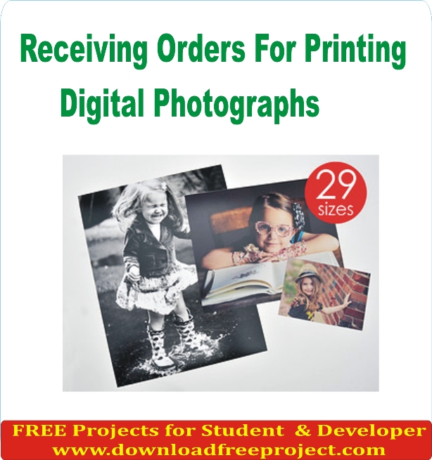 Free Receiving Orders For Printing Digital Photographs In PHP Projects Download