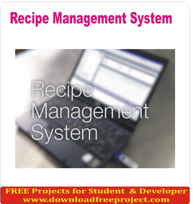 Free Recipe Management System In PHP Projects Download