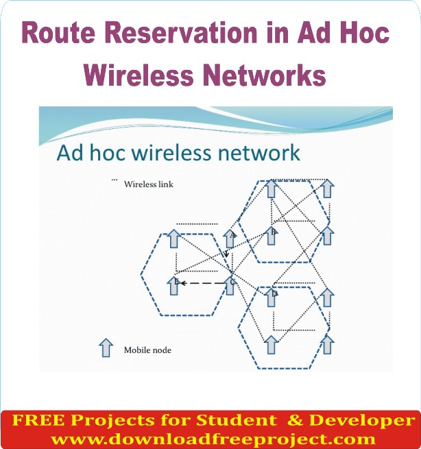 Free Route Reservation in Ad Hoc Wireless Networks In Java Projects Download