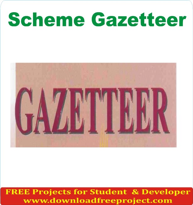 Free Scheme Gazetteer In Java Projects Download