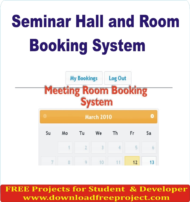 Free Seminar Hall and Room Booking System  In Asp.Net Projects Download