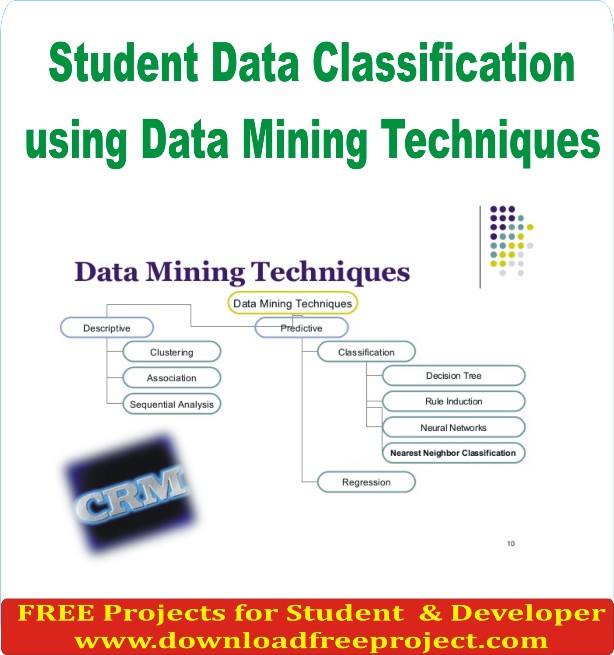 Free Student Data Classification using Data Mining Techniques In Java Projects Download