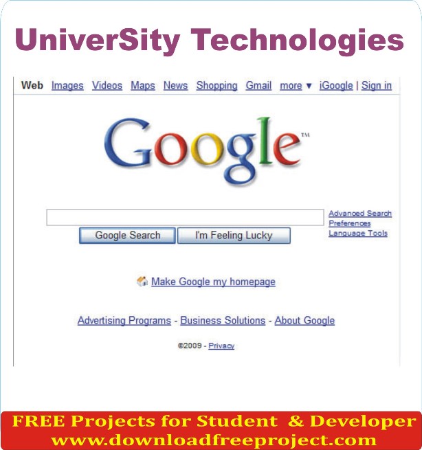 Free University Search Engine In Java Projects Download