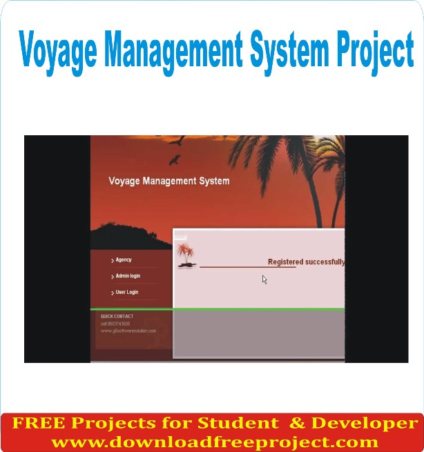 Free Voyage Management System In Java Projects Download