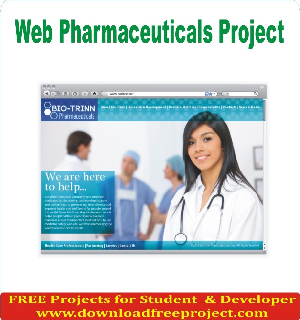 Free Web Pharmaceuticals In Java Projects Download