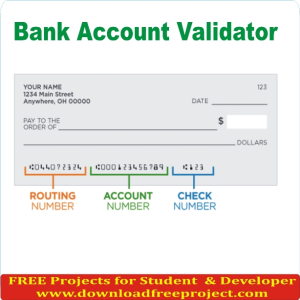 Free Bank Account Validator In PHP Projects Download