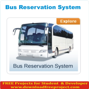 Free Bus Reservation System In PHP Projects Download