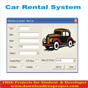 Free Car Rental System In PHP Projects Download