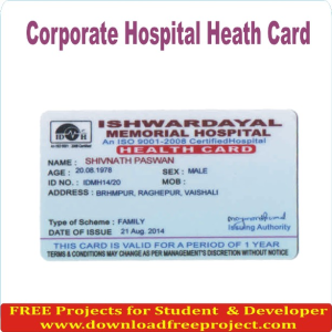 Corporate Hospital Heath Card