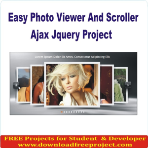 Free Easy Photo Viewer And Scroller Ajax Jquery In PHP Projects Download