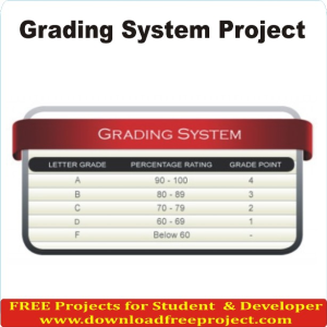 Free Grading System Project In PHP Projects Download