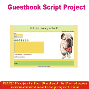 Free Guestbook Script Project In PHP Projects Download