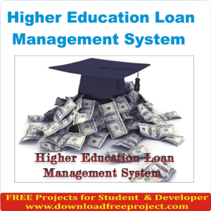 Free Higher Education Loan Management System In PHP Projects Download