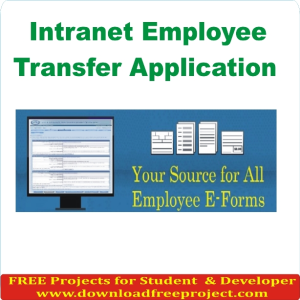 Free Intranet Employee Transfer Application In PHP Projects Download