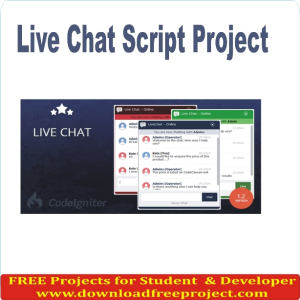 Free Live Chat Script Project In PHP Projects Download