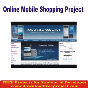 Free Mobile Shop System In Asp.Net Projects Download