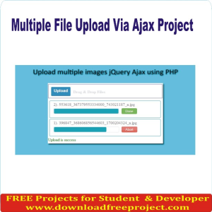 Free Multiple File Upload Via Ajax In PHP Projects Download