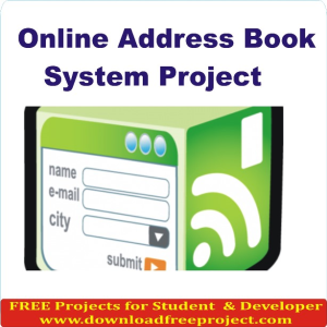 Free Online Address Book System In PHP Projects Download