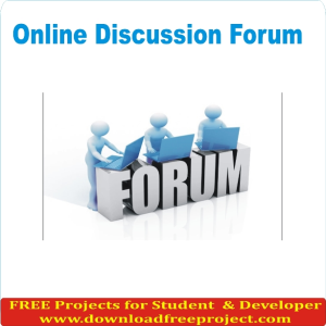Free Online Discussion Forum In PHP Projects Download