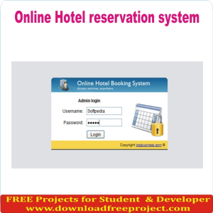 Free Online Hotel Reservation Management System In PHP Projects Download