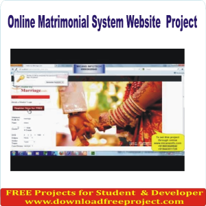 Free Online Matrimonial System Website In PHP Projects Download