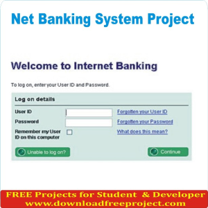 Free Online Net Banking In Java Projects Download