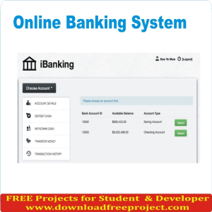 Free Online Net Banking System In Asp.Net Projects Download