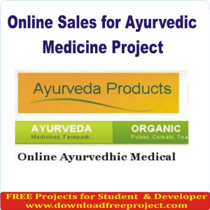 Free Online Sales for Ayurvedic Medicine Project In PHP Projects Download