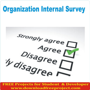Free Organization internal survey In Asp.Net Projects Download