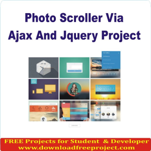 Free Photo Scroll Via Ajax And Jquery  In PHP Projects Download
