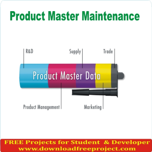 Free Product Master Maintenance  In PHP Projects Download