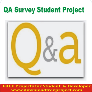 Free QA Survey In PHP Projects Download