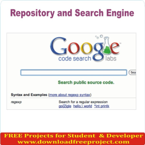 Repository and Search Engine