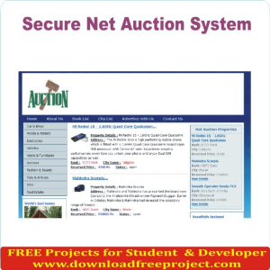 Secure Net Auction System
