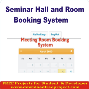 Free Seminar Hall and Room Booking System  In PHP Projects Download