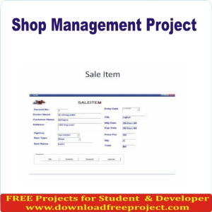 Free Shop Management In PHP Projects Download