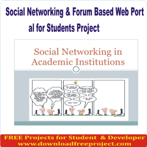 Free Social Networking and Forum Based Web Portal In PHP Projects Download